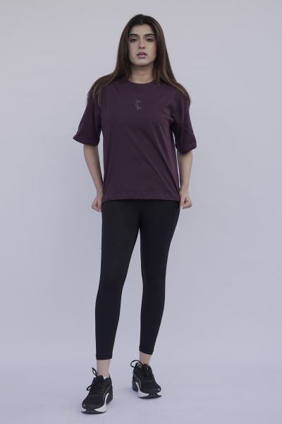 Essential Oversize T-Shirt Purple