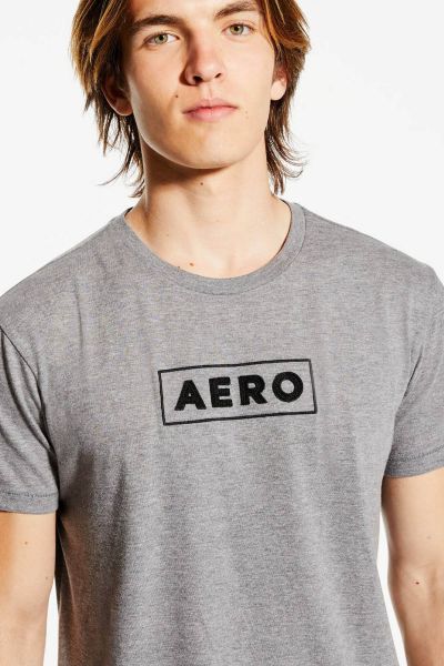 Aero Box Logo Applique Graphic Tee