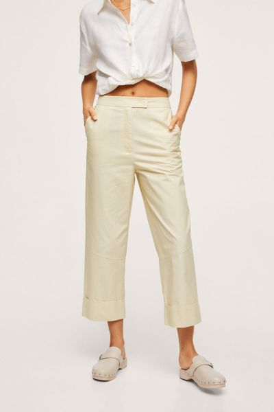 Rolled-Up Hem Trousers