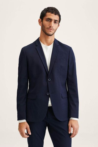 Super slim-fit checked Tailored blazer