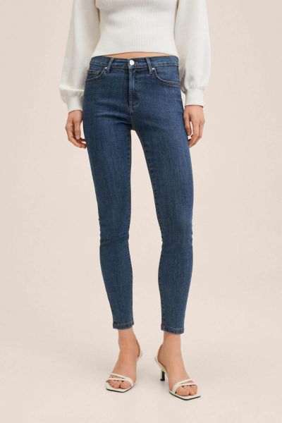 Elsa medium-waist skinny jeans