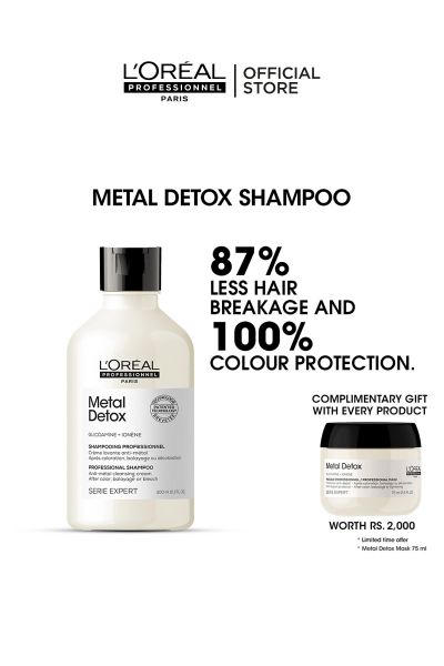 L'Oreal Professionnel Serie Expert Metal Detox Shampoo 300 ML - Sulphate Free