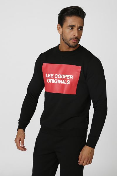 Printed Sweat Shirt with Crew Neck and Long Sleeves