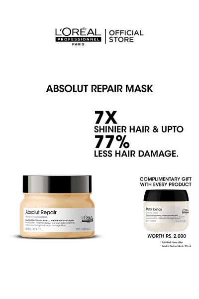 L'Oreal Professionnel Serie Expert Absolute Repair Mask 250 ML - For Dry and Damaged Hair