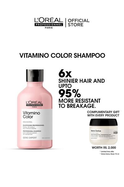 L'Oreal Professionnel Serie Expert Vitamino Shampoo 300 ML - For Color Treated Hair
