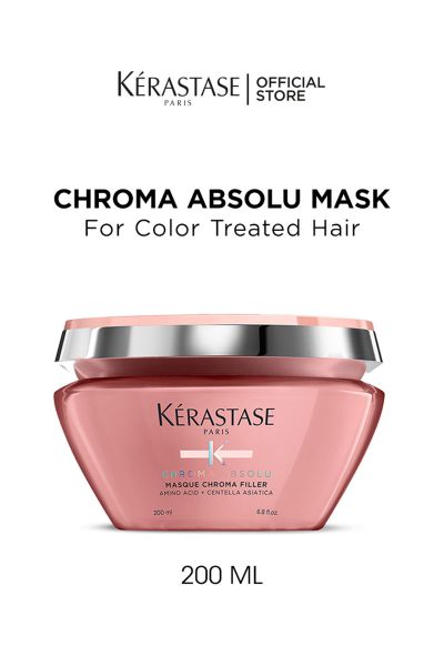 Kerastase Chroma Absolu Color Protection Anti-Porosity, Deep Filling Hair Mask - 200ml