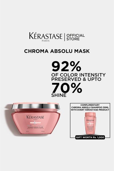 Kerastase Chroma Absolu Color Protection Anti-Porosity, Deep Filling Hair Mask - 200ml