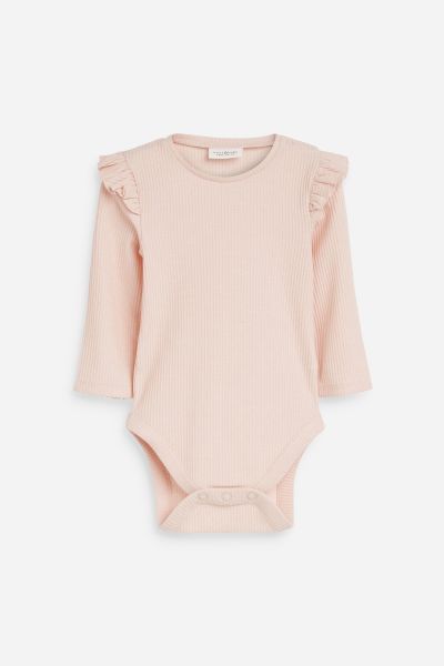 2 Pack Frill Sleeve Bodysuits