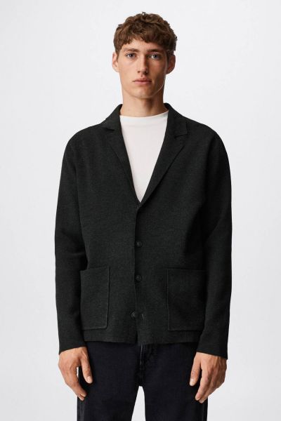 Breathable knitted cardigan