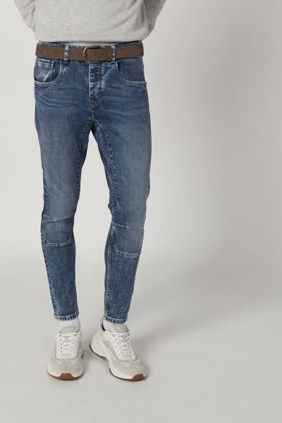 Slim Fit Plain Low Waist Jeans with Pocket Detail