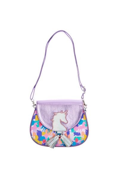 Smiggle Illusion Saddle Shoulder Bag Lilac