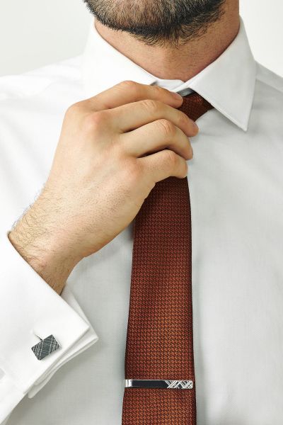 Cufflink And Tie Clip Set