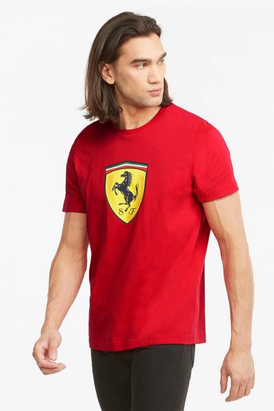 Ferrari Race Colored Big Shield Tee Ross