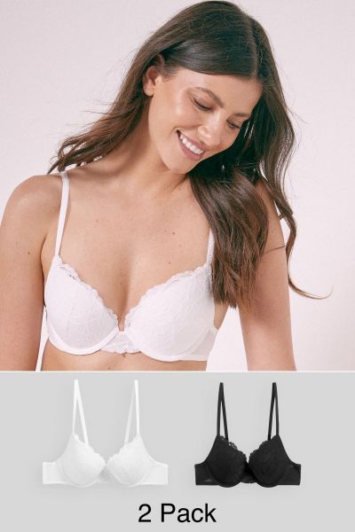 Push Up Lace Bras 2 Pack