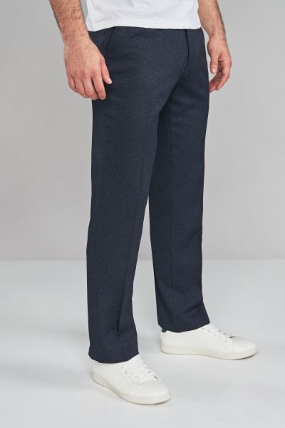 Puppytooth Trousers-Regular Fit