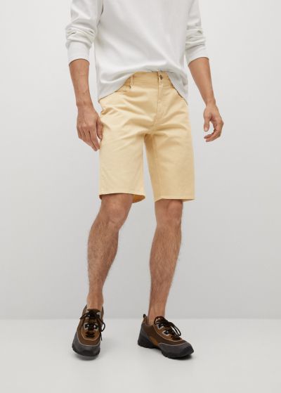 Pockets Cotton Bermuda Shorts