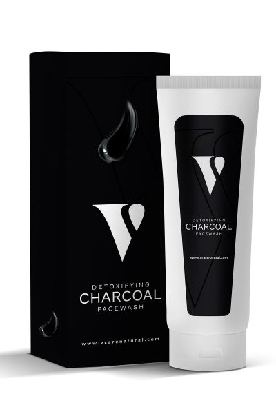 Vcare Natural Charcoal Facewash & Scrub