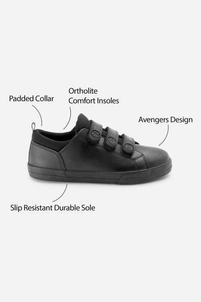 Leather Triple Strap Marvel Avengers Shoes