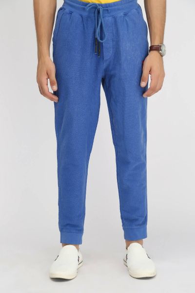 Knitted Trousers- Blue
