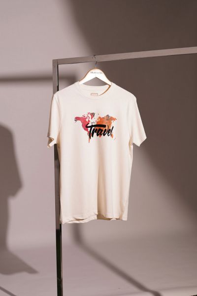 Flock Printed T-Shirt