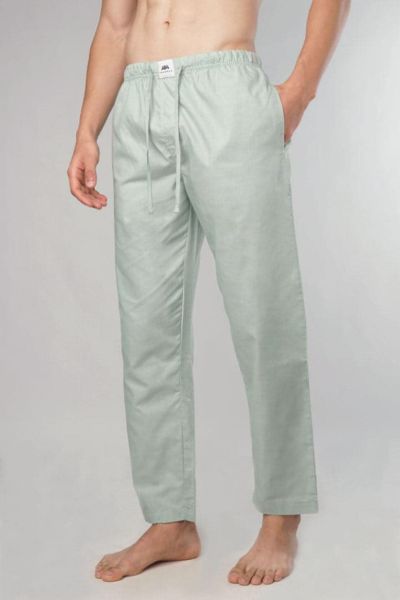 Brushed Woven Pajama - Mint Green