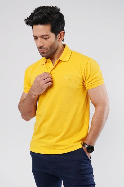 Cadmium Yellow Polo T-Shirt