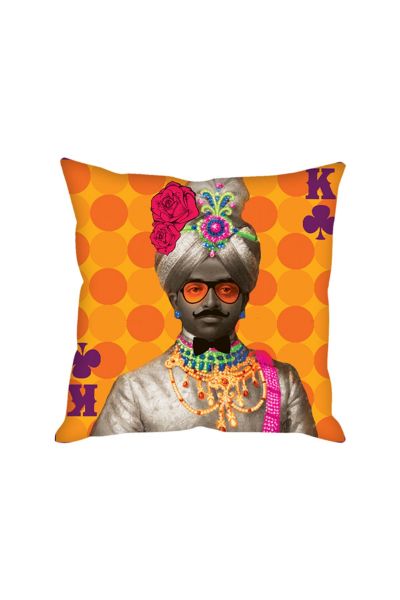 King Of Clubs Cushion Cover