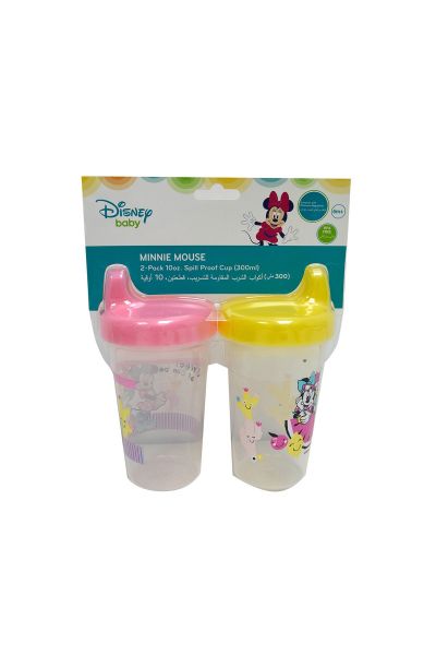  Disney Mickey Mouse Slim Sippy Cup, Multi, 2 Count : Baby