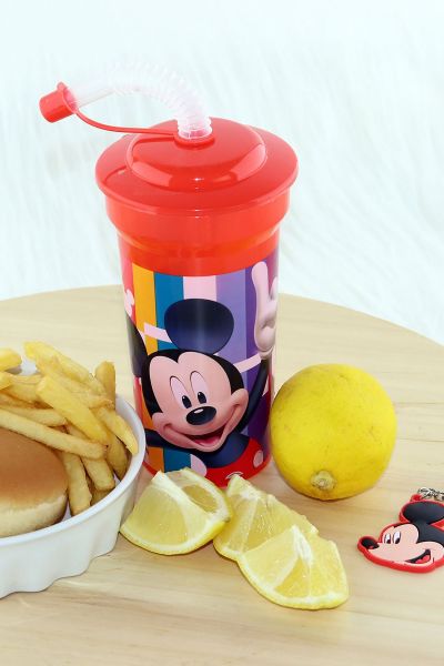 Mickey Tumblers With Straw - Wd19446-C
