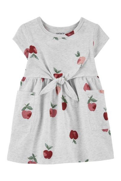 Apple Pocket Jersey Dress