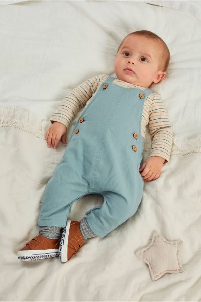 NEXT blue-denim-embroidered-baby-dress-with-floral-print-leggings -and-headband-nxt-t47851-denim Black Girl Sets