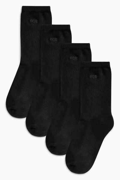 Cushion Sole Ankle Socks Four Pack (Small)