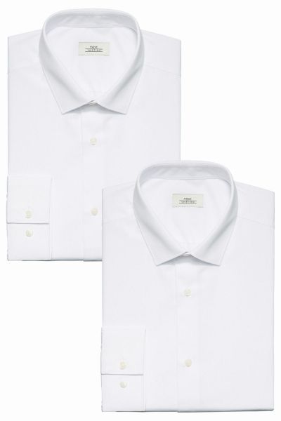 Shirts Two Pack-Slim Fit Single Cuff