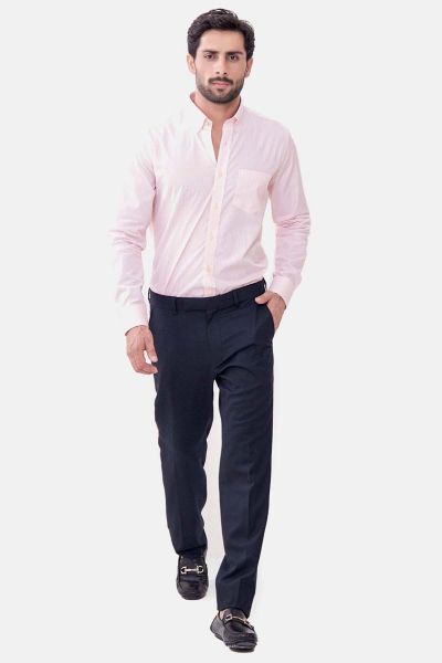 Pink Gingham Formal Button Down Shirt