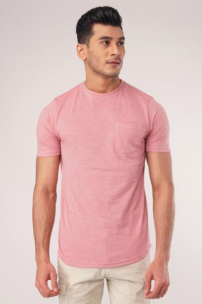 Rouge Half Sleeve Pocket T-Shirt