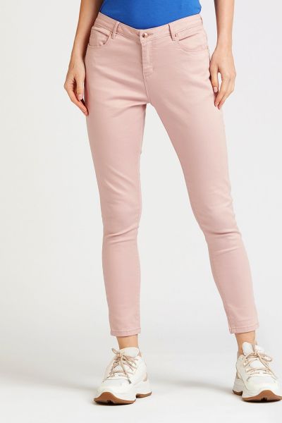 Skinny Fit Solid Mid-Rise Jeans with Pocket Detail and Belt loops