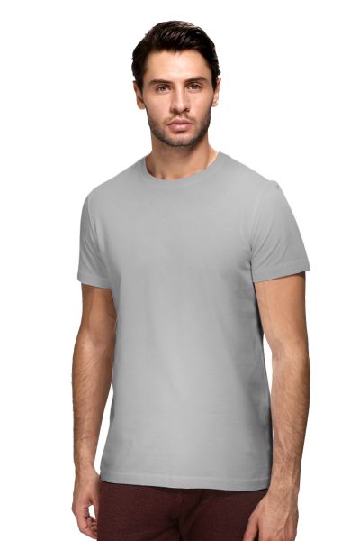 Solid Half Sleeves Round Neck T-Shirt