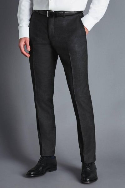 Charcoal Grey Slim Fit End On End Ultimate Performance Suit Trouser