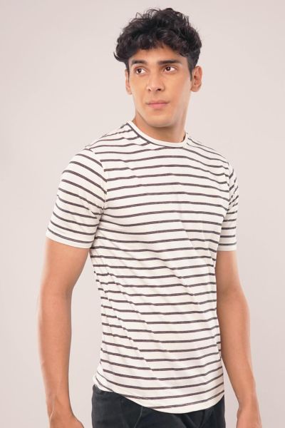 Zebra Stripes Half Sleeve T-Shirt