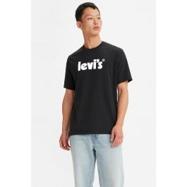 Levi's ® Ss Relaxed Fit Tee Core Poster Caviar Graphic Black Men T-Shirts
