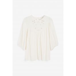 NEXT Broderie Detail Top Cream Women Tops|akgalleria.com