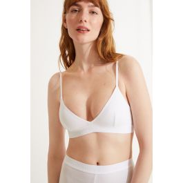 Women'secret White organic cotton triangle bra White Women Bras
