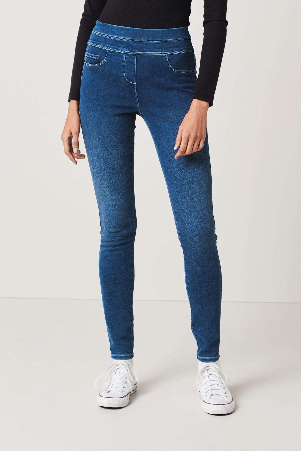 Buy No NonsenseClassic Denim Leggings-Jeggings for Women with Real Back  Pockets, High Waisted Stretch Jeans Online at desertcartINDIA