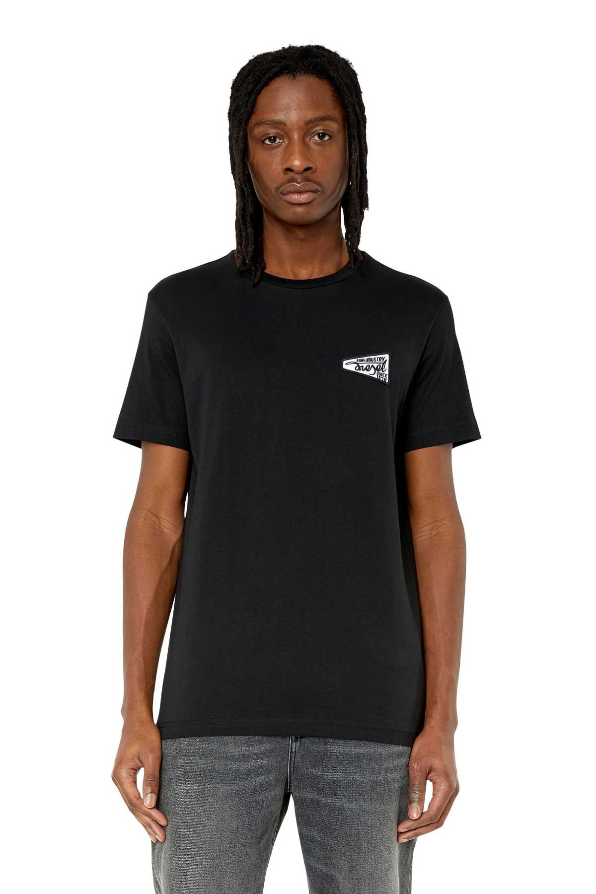 DIESEL T-Diegor-K58 Maglietta Black Men T-Shirts