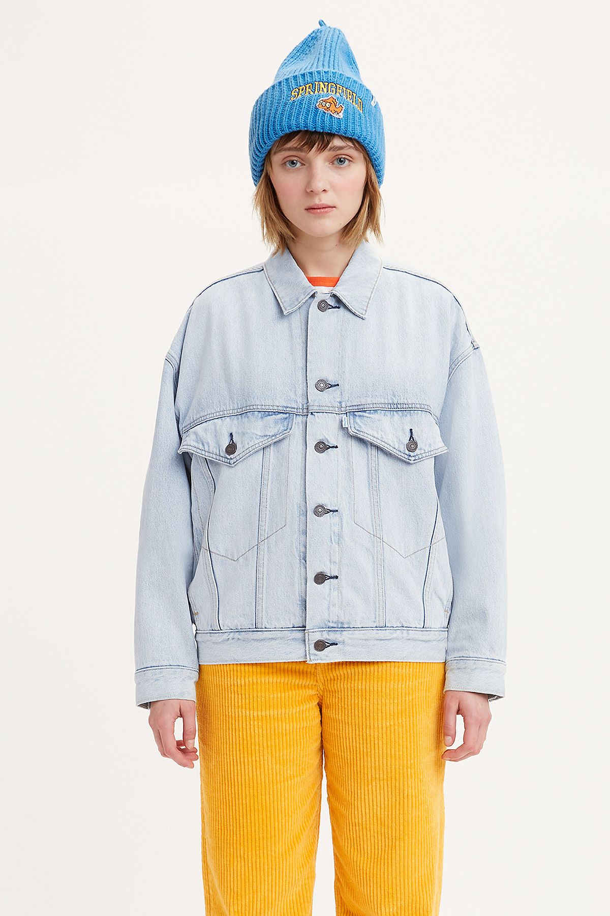 Levi's Â® X Simpsons Unisex Trucker Blue Blue Men Jackets