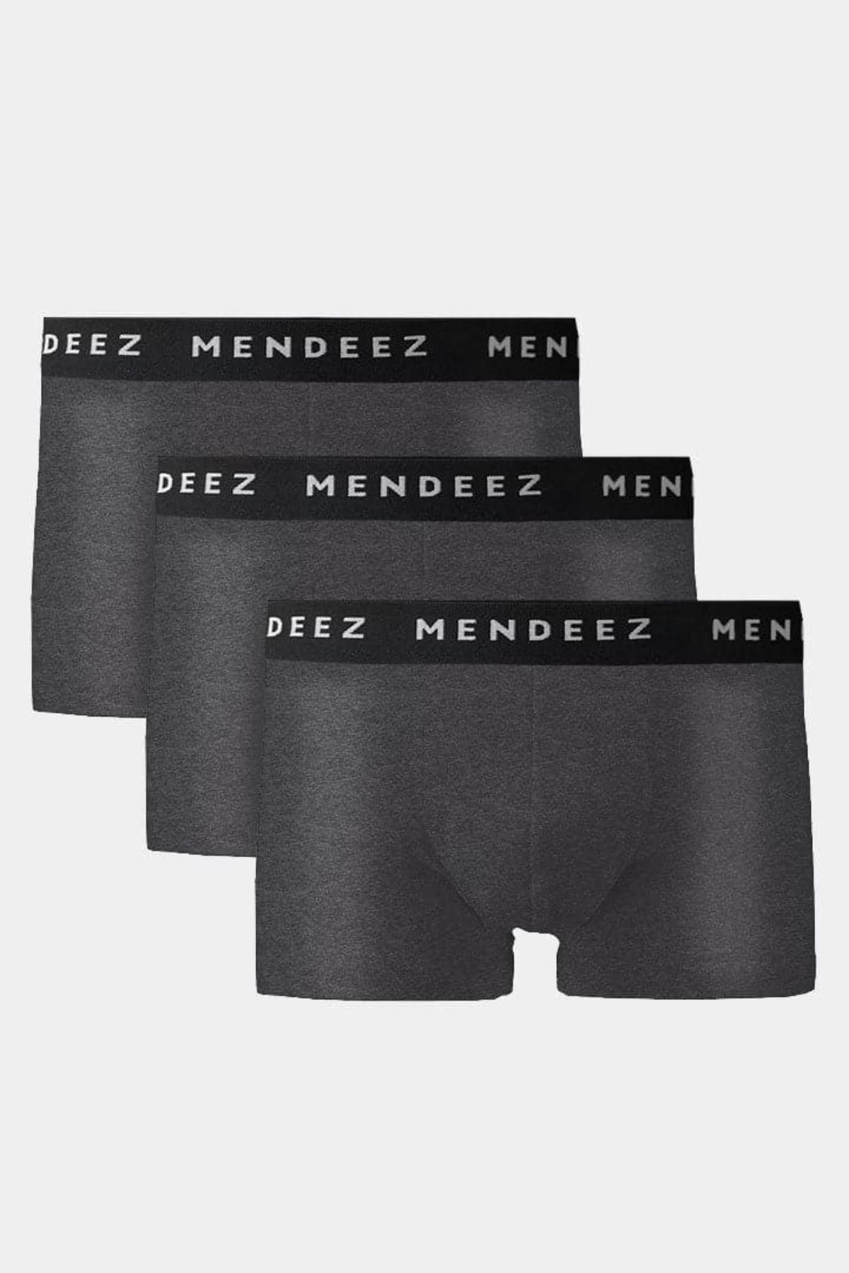 MENDEEZ Charcoal Jersey Boxer Shorts Charcoal Men Boxers