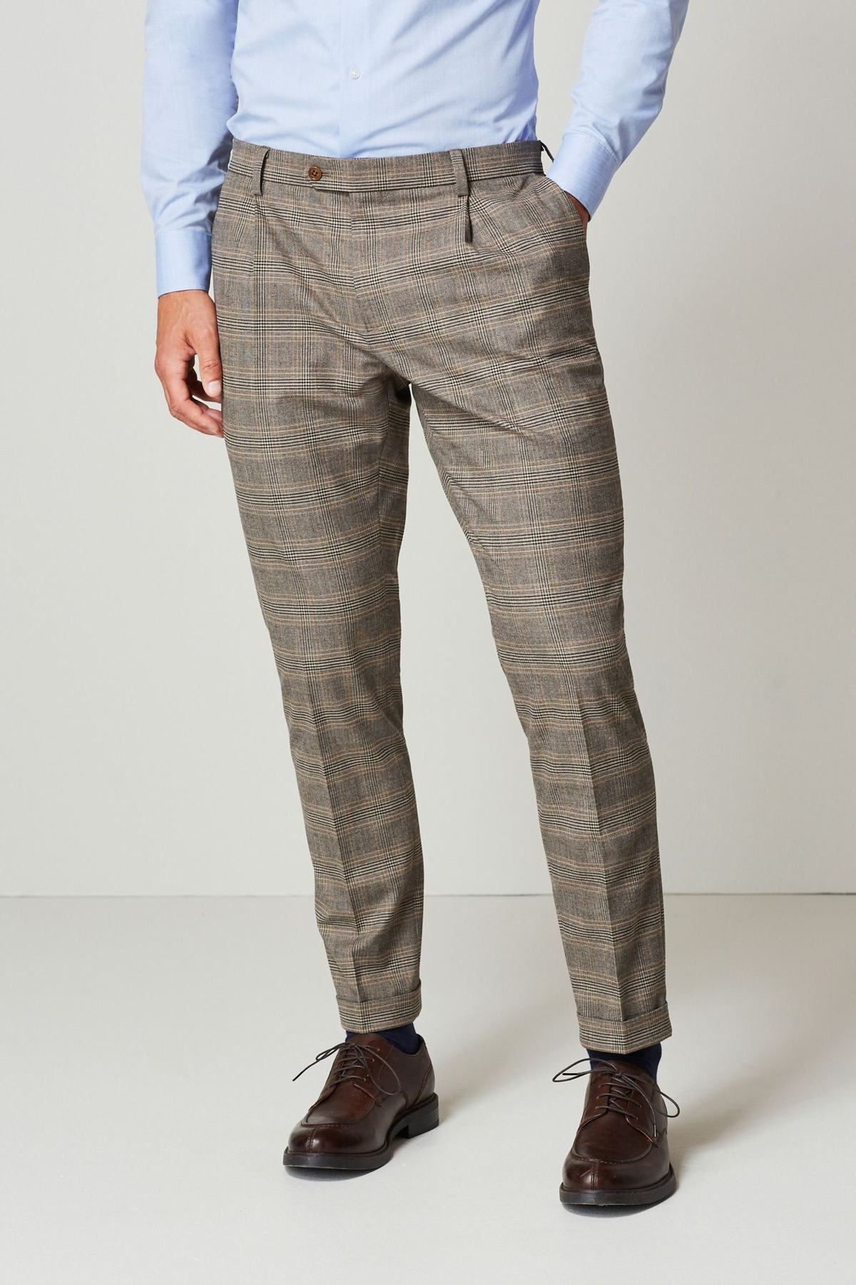 Designer Men Trousers - GentlemaDesigner Men Trousers - Genn's Roll Up