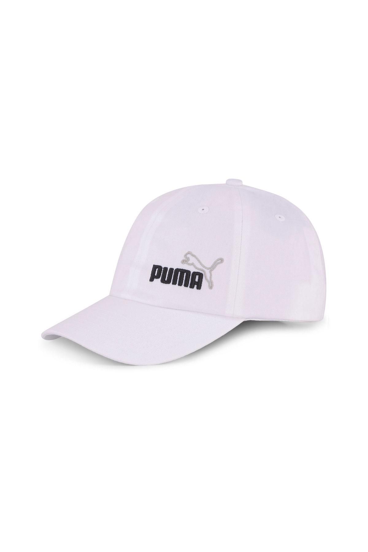 PUMA Ess Cap Ii Puma White-No 1 White Men Caps