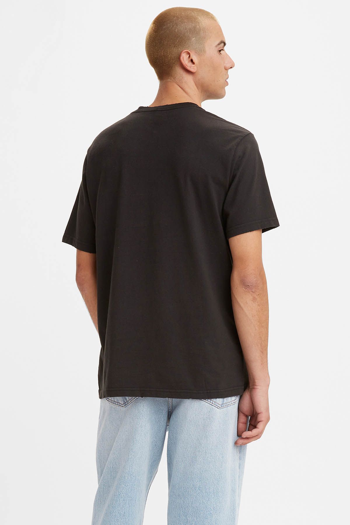 Levi's ® Relaxed Fit Tee Neon Caviar Graphic Black Men T-Shirts