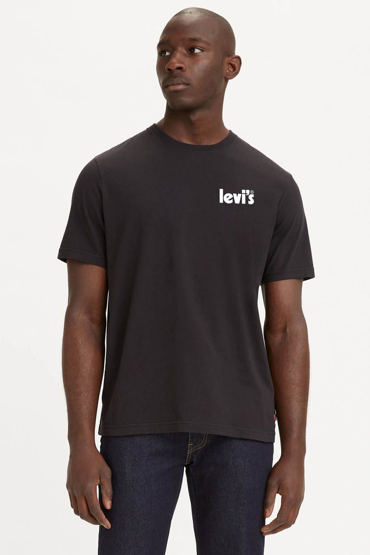 Relaxed Fit Short Sleeve T-shirt - Black